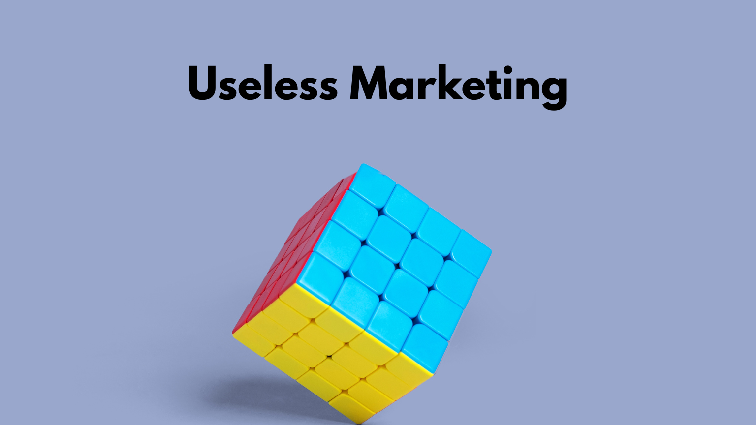 Useless Social Media Marketing